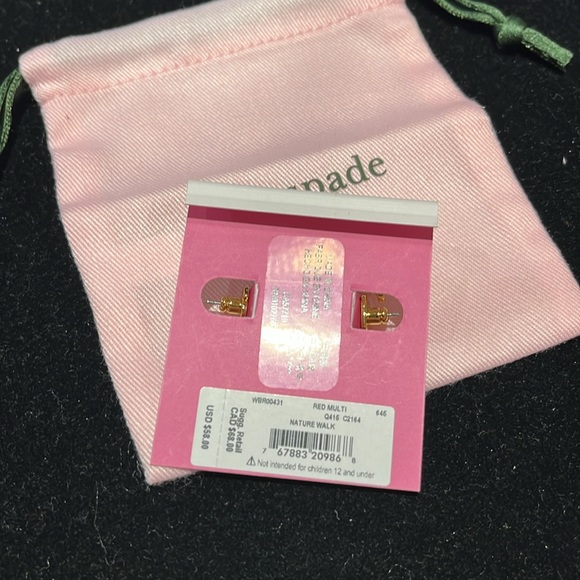 Kate Spade Nature Walk Ladybug Huggies - Picture 5 of 5